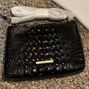 BRAHMIN Black Genuine Leather purse. Original price $295